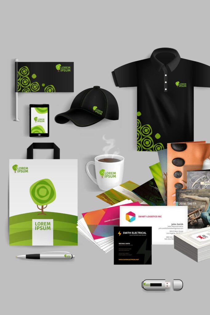 Corporate promotional products and branding kit in Dallas